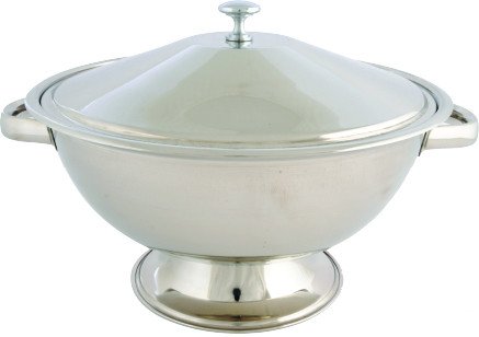 stainless steel round display pot