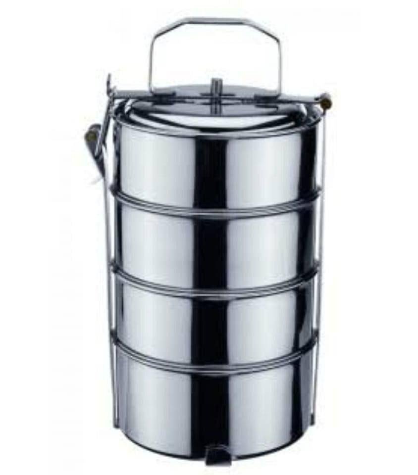 stainless steel food tower 4 levels