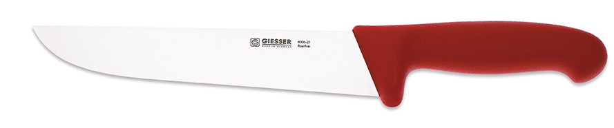 Butcher knife 30 cm red