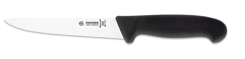 Sticking knife 18 cm black
